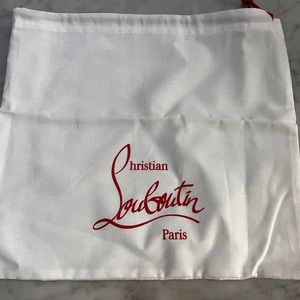 Christian louboutin belt dust bag
